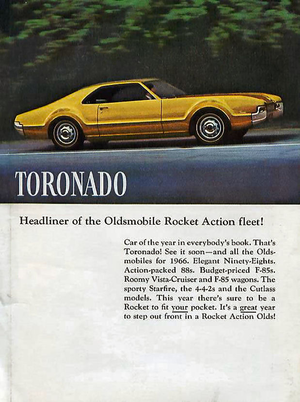 1966 Oldsmobile Tornado Foldout Page 1